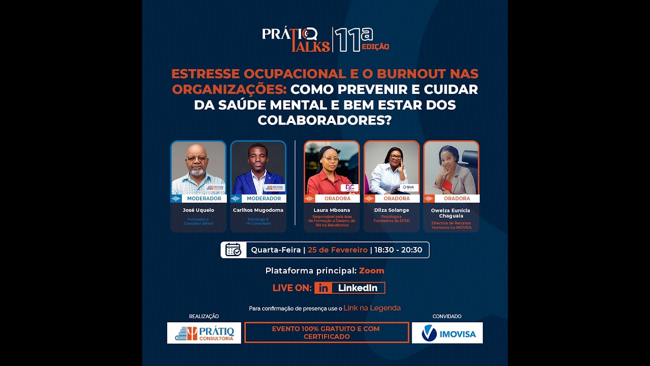 🔥 PRATIQ TALKS está de volta — 11ª Edição | 25 Fev | GRATUITO + Certificado