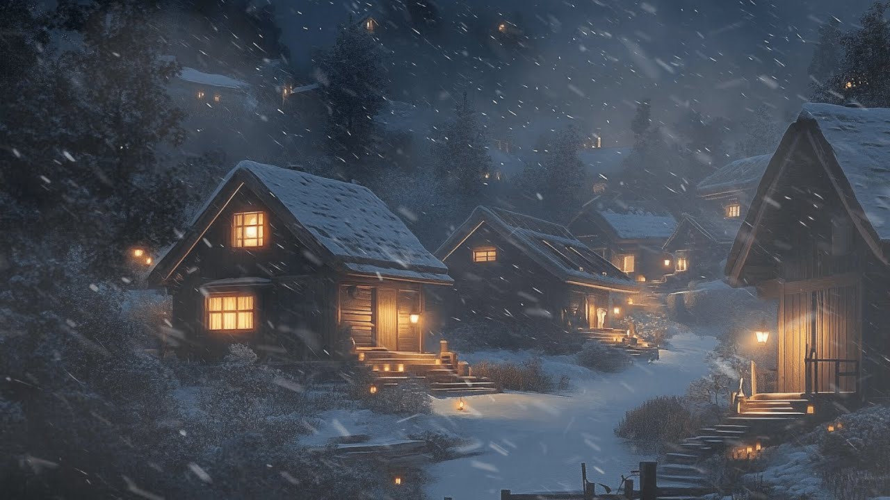 Snowbound Homes | Howling Winds and Blowing Snow Surround Cozy Winter Cabins