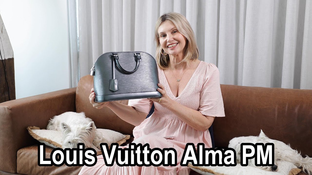 Louis Vuitton Alma PM EPI Leather Review - Anthracite Nacre