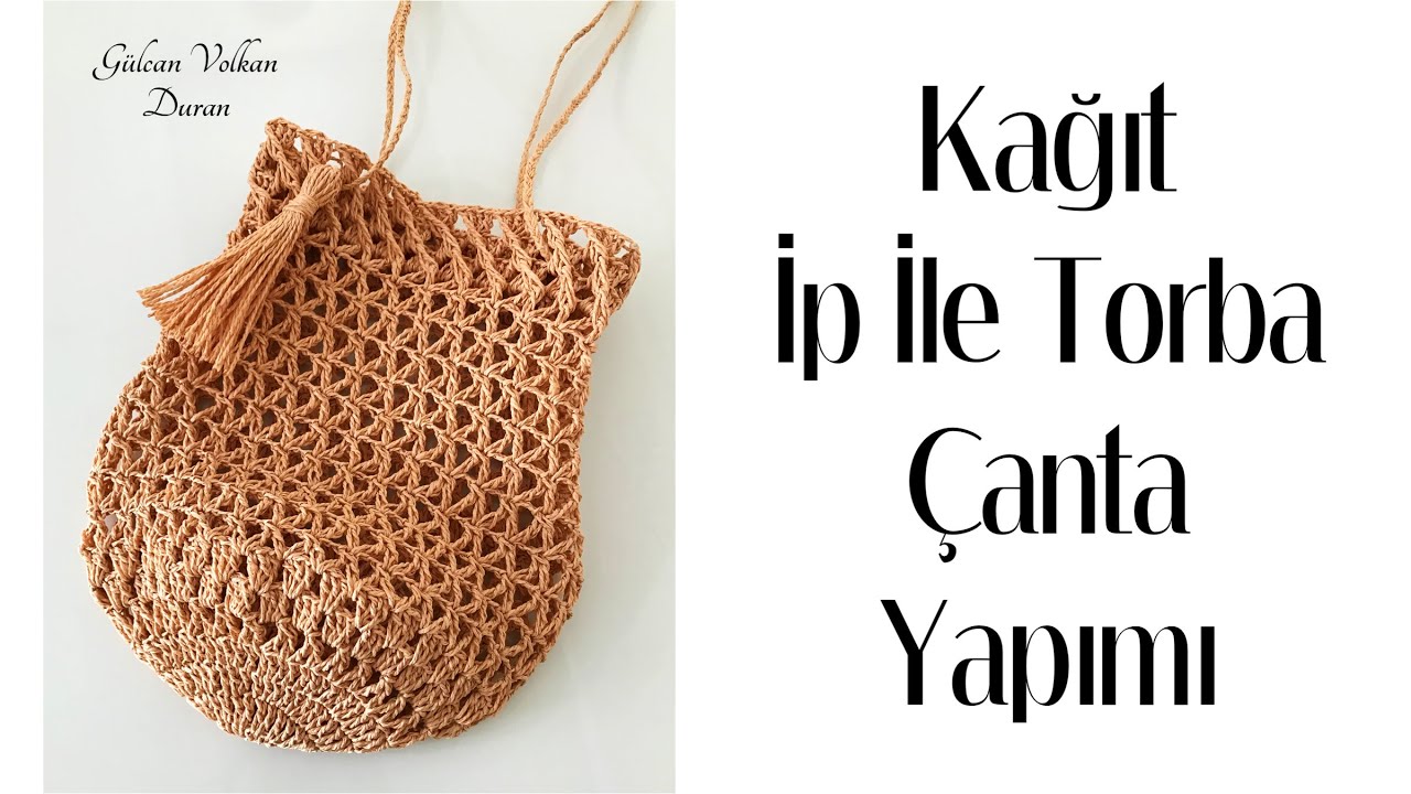 PULL&BEAR' in Modeli Kağıt Torba Çanta Yapımı - Part 1