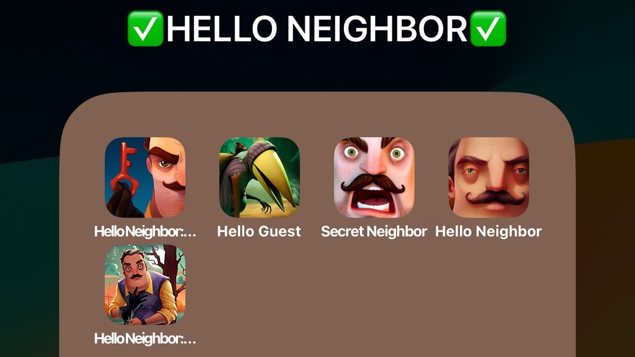 Hello Neighbor, Hello Neighbor Hide & Seek, Hello Neighbor Nicky's Diaries (iPad Pro 2024 M4)