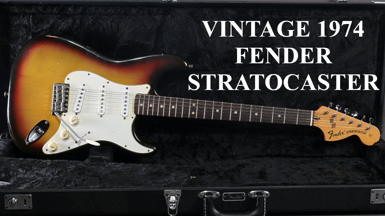 1974 Fender Stratocaster 3-Tone Sunburst