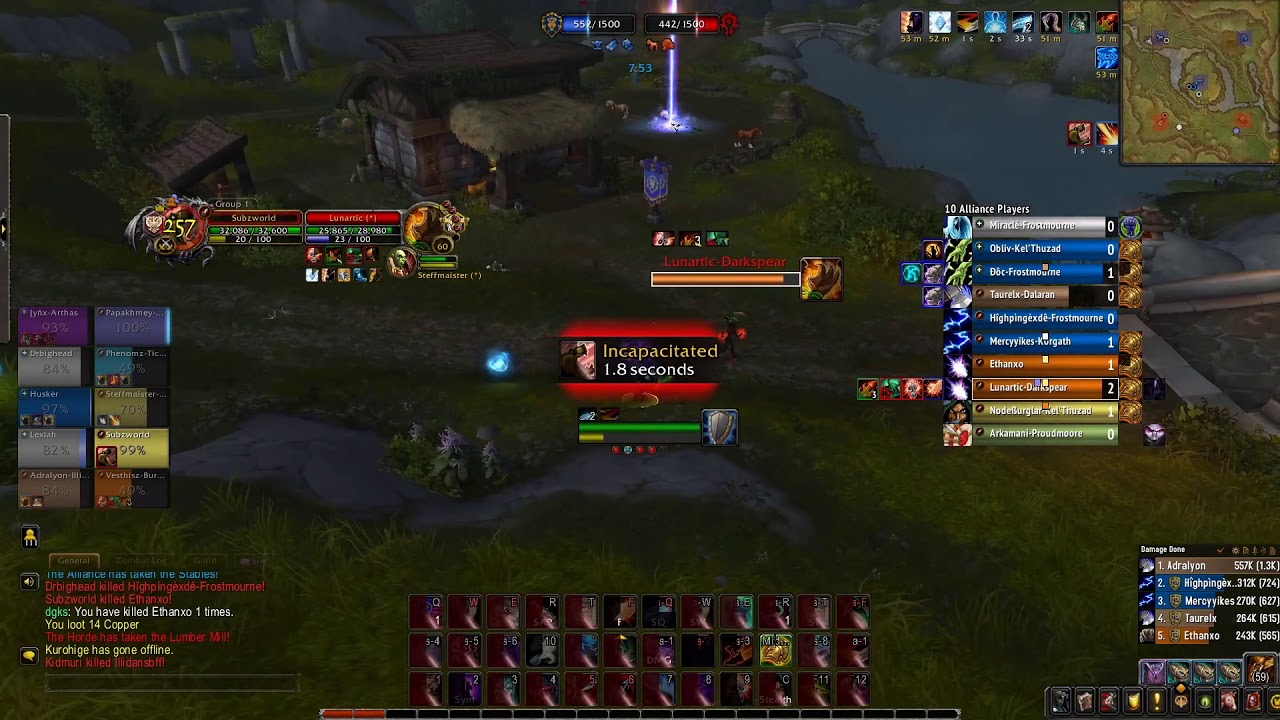 WoW SL RBG - ROGUE POV - 2600MMR
