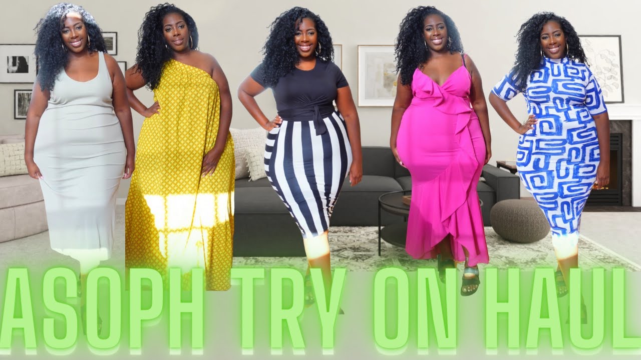 SUPER CUTE ASOPH PLUS SIZE TRY ON HAUL| DRESSES AND SETS| 2X| PRETTY NICI