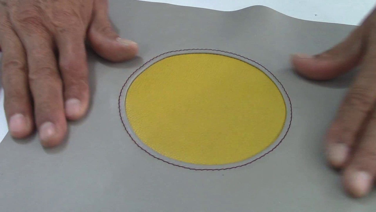 How to Sew a Circular Insert - Car Upholstery