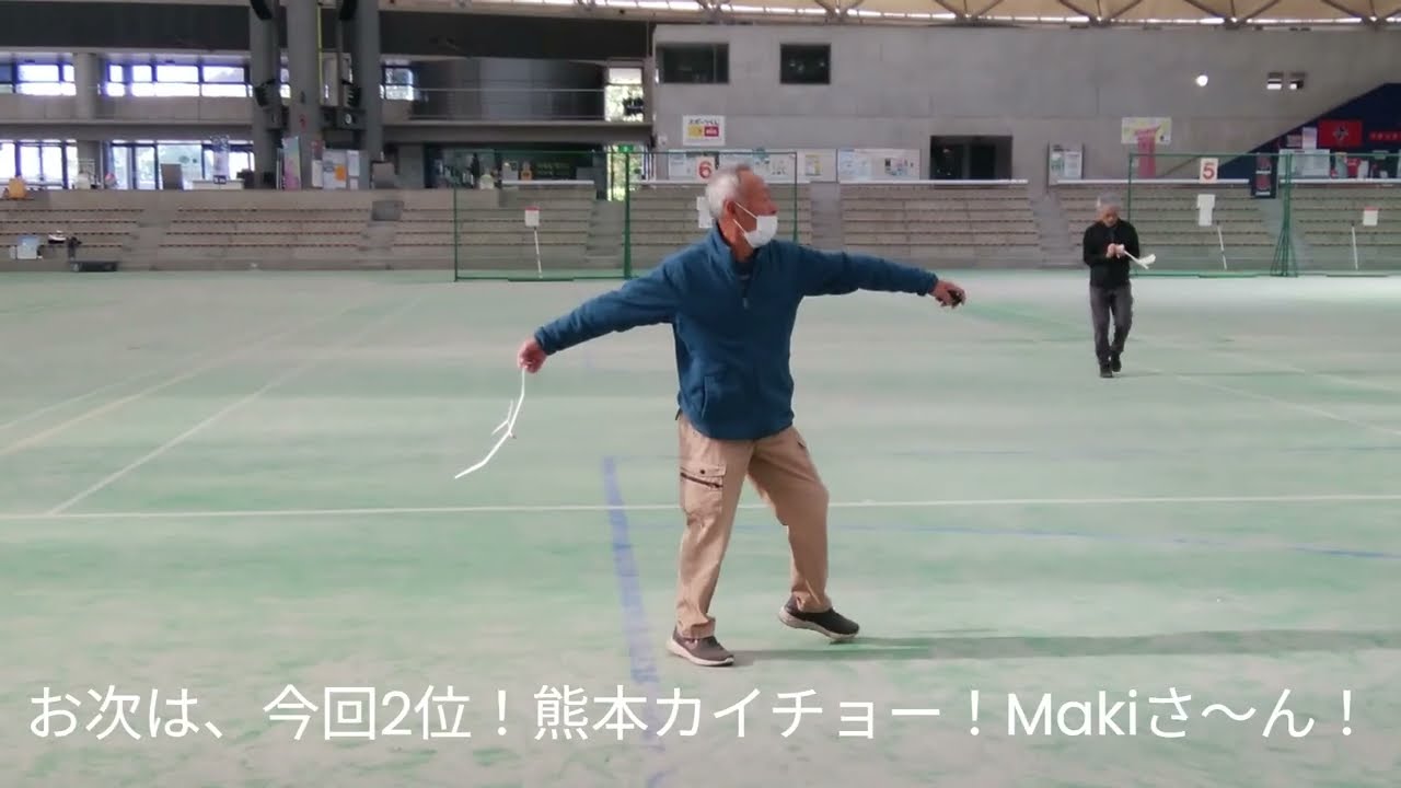Iで。紙飛行機動画。 11月29日 九州オープンハンドランチ大会in 熊本パークドーム～！！！