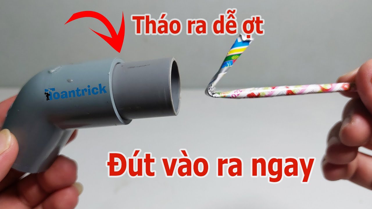 Mẹo tháo ống nước đã dán keo chỉ 7 giây mà vẫn như mới mua | Cách tháo van nước đã dán keo