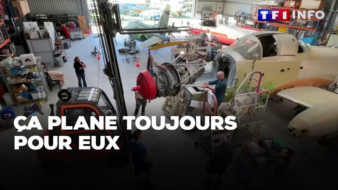 Cette bande de passionnés sauve des avions de la casse｜TF1 INFO