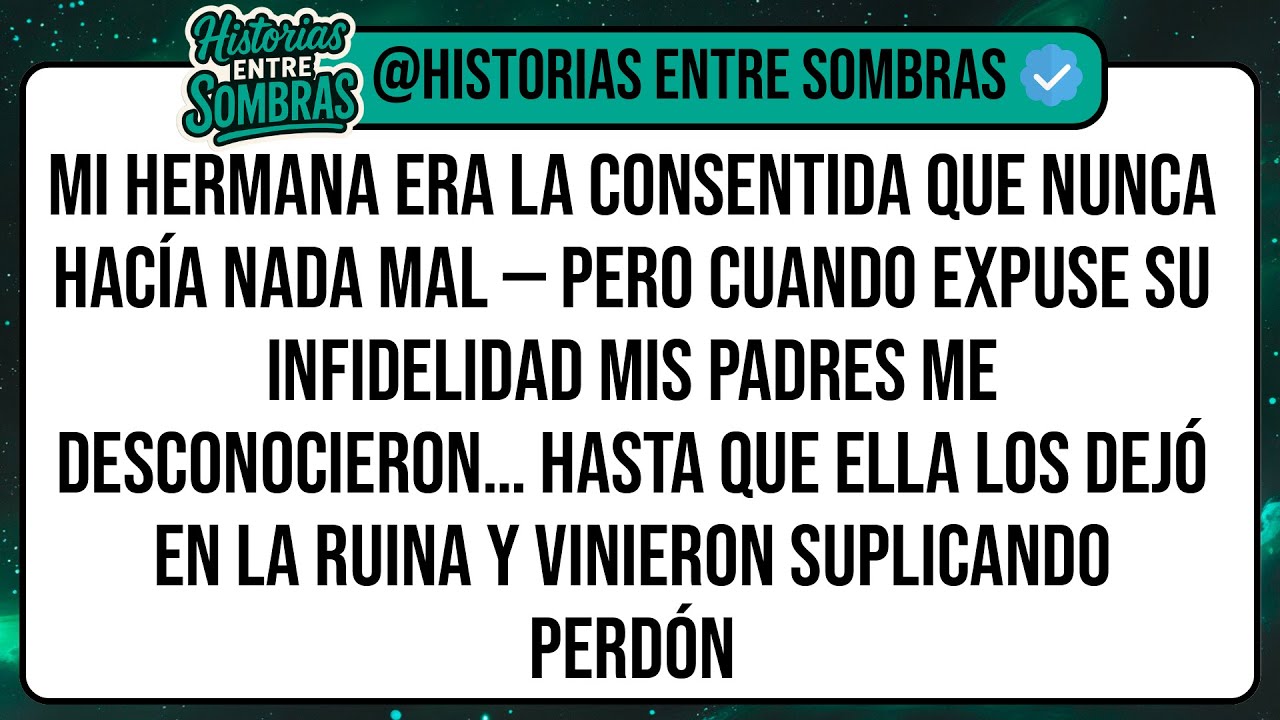 Mi Hermana Era La Consentida Que Nunca Hacía Nada Mal — Pero Cuando Expuse Su Infidelidad Mis ...