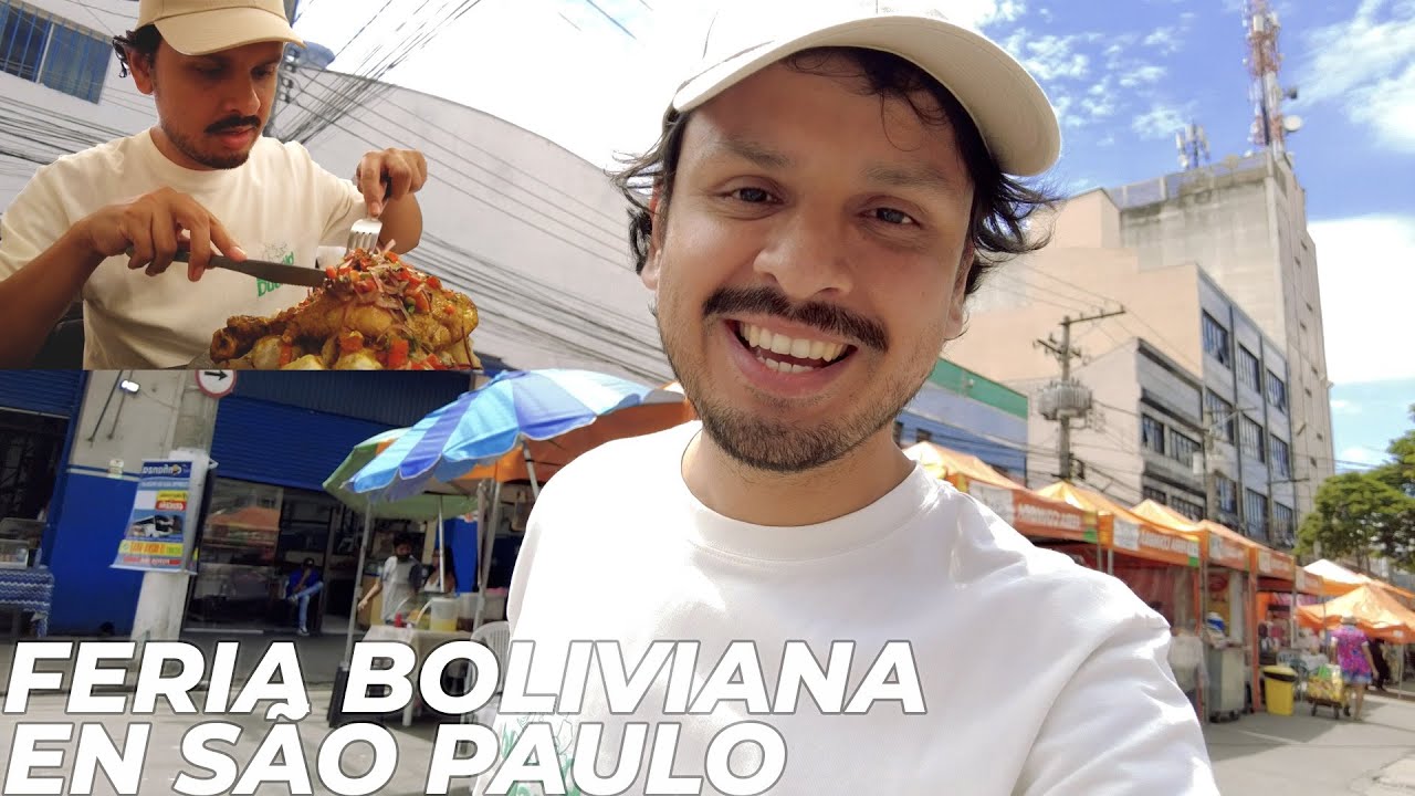UNA FERIA BOLIVIANA EN SÃO PAULO | Feria en la Rua coimbra | Comida Boliviana