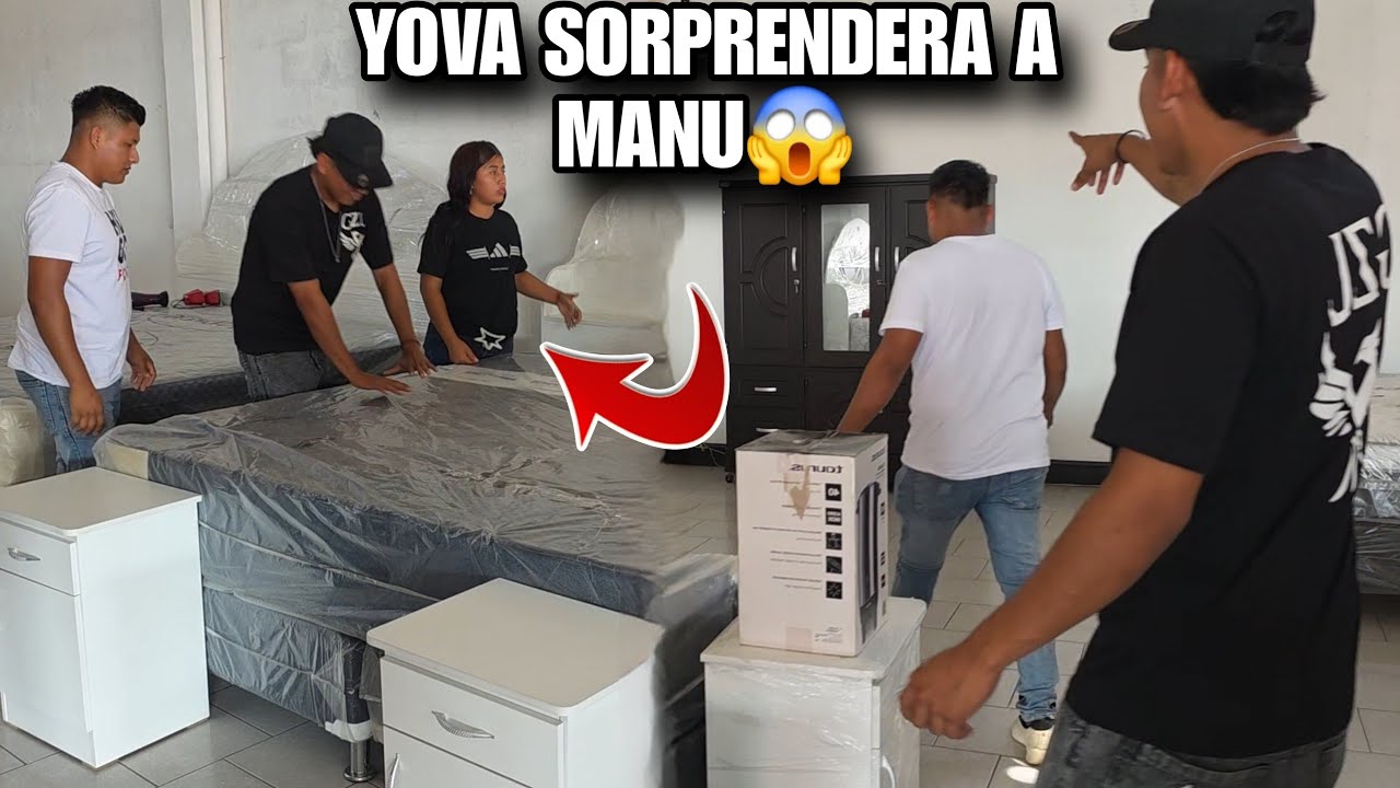 YOVA Llegó A Traer Todos Estos Muebles Para Su Casa😱Hoy Dejó Sorprendido A Todos Los Integrantes‼️