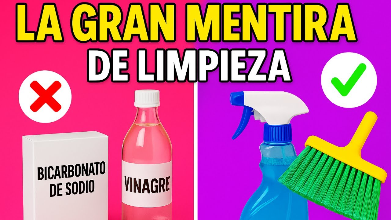 La GRAN MENTIRA del vinagre y el bicarbonato 😱