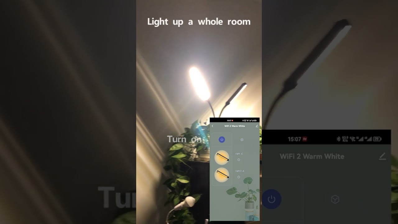 Ayehe Smart Grow Lights, WiFi, Sunlight Full Spectrum, Brightness Test