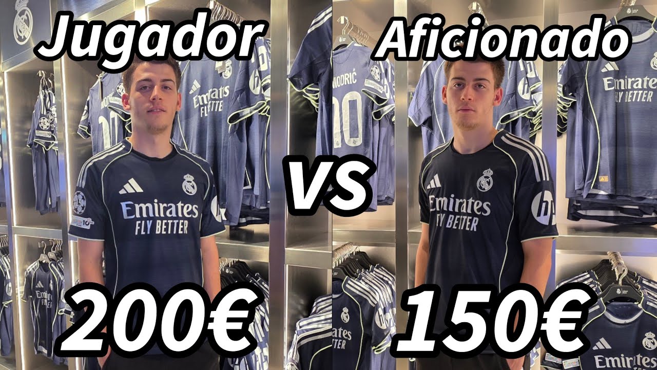 The New Real Madrid 25/26 Away Shirt (Player vs Fan Version)