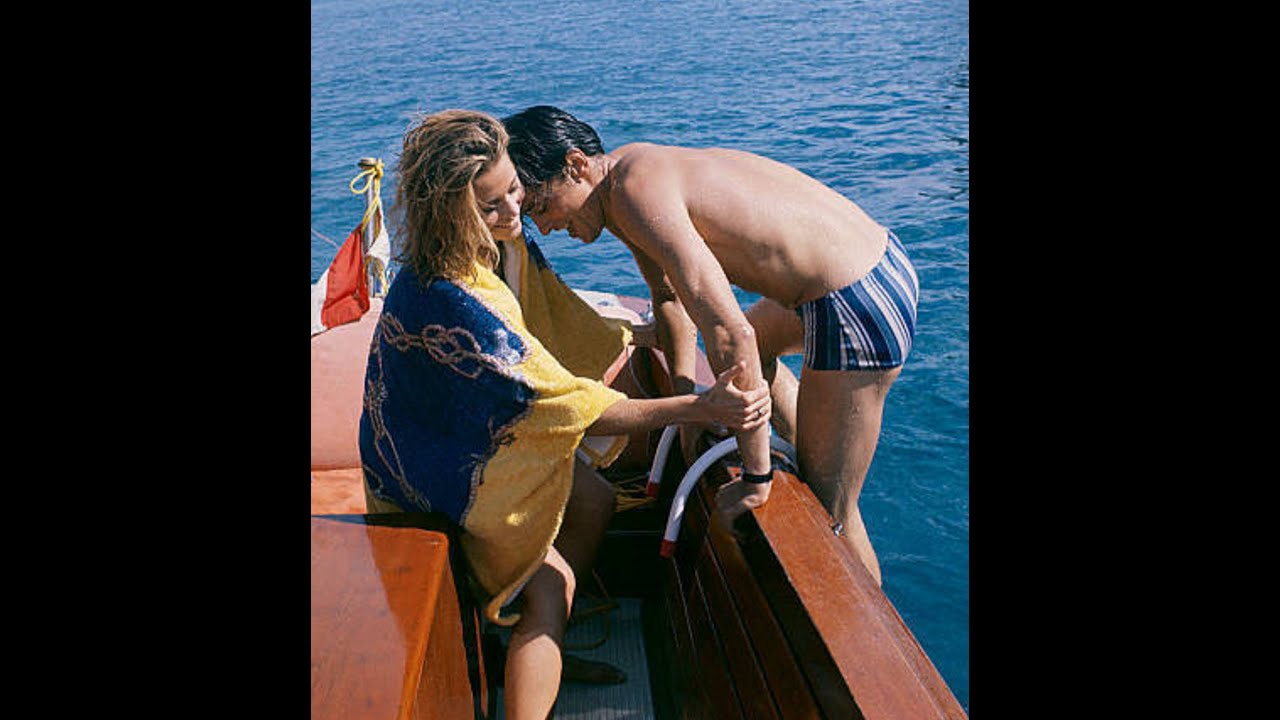 Alain Delon Jane Fonda 1963 On the French Riviera