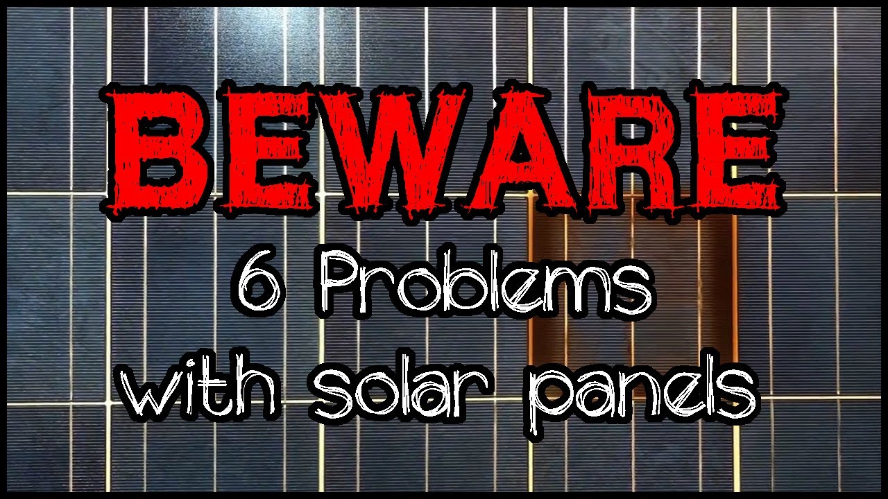 Common problems with solar panels