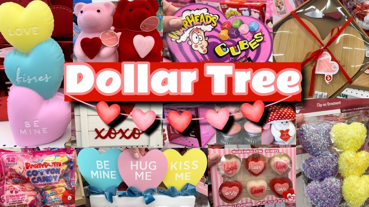 NEW Dollar Tree❤️ Valentine's Day ❤️JACKPOT❤️ Shop With Me Decor, Gift Ideas, Candy & Party Favors!