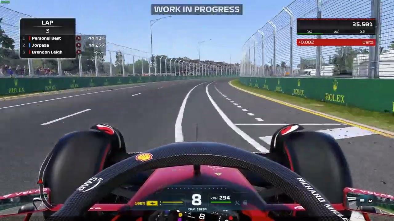 F1 22 updated Australia hotlap