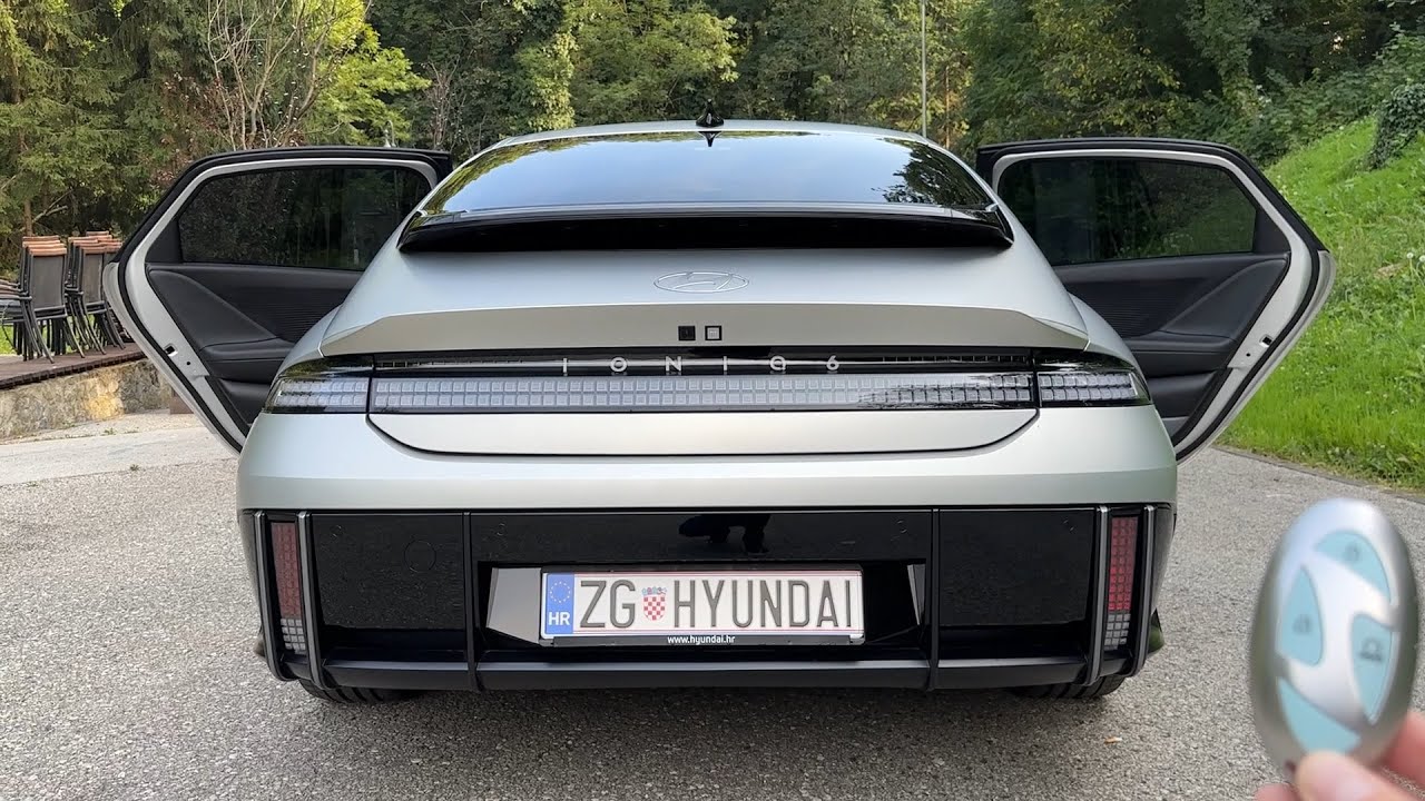 HYUNDAI IONIQ 6 2024 - PRACTICALITY test & trunk space