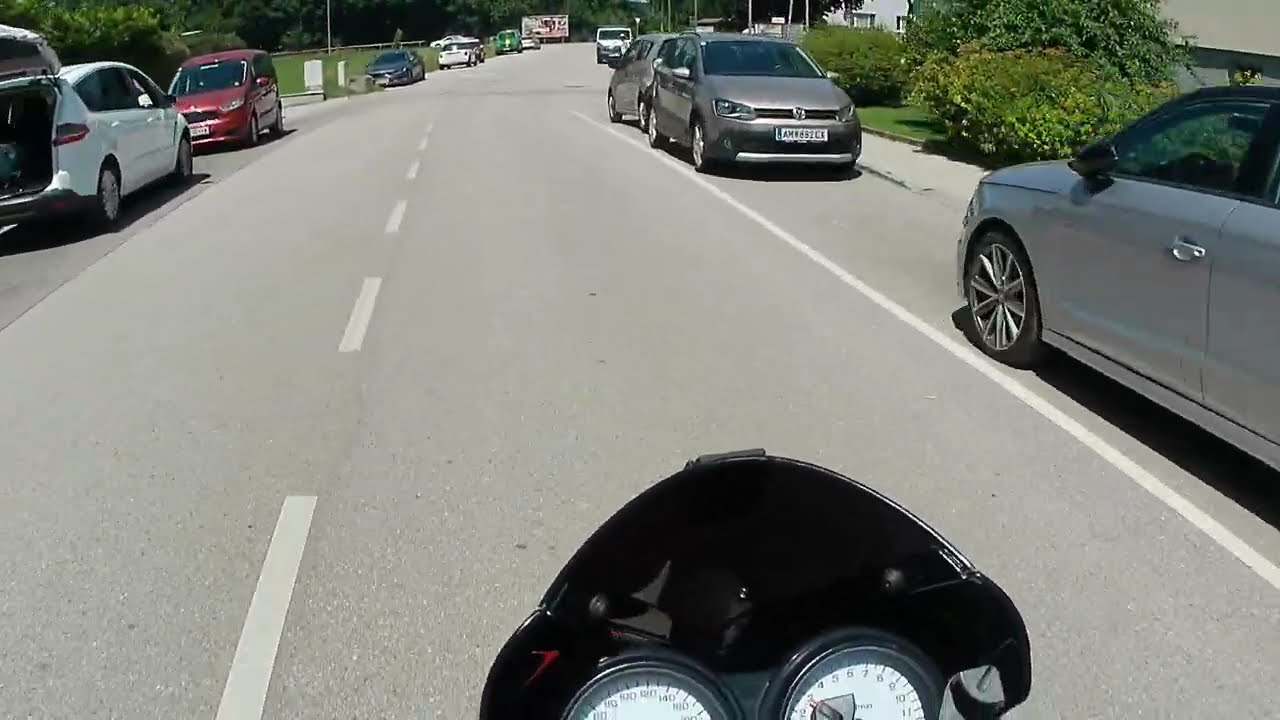 Teste meine Actioncam Rollei 9s Plus#honda #hornet #PC34