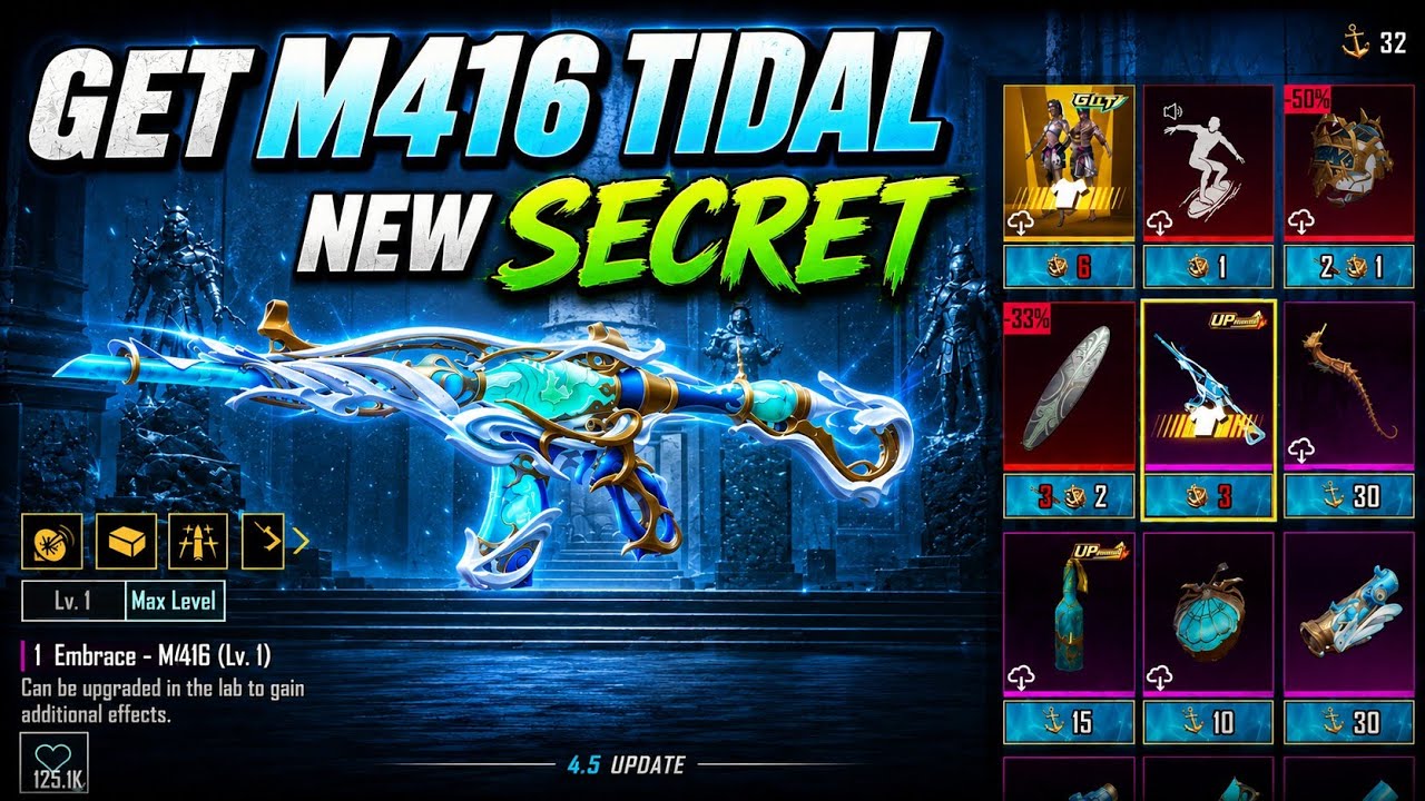 How to Get the M416 Tidal Skin for Cheapest in BGMI | How To Get M416 Tidal Skin in BGMI | New Gu...