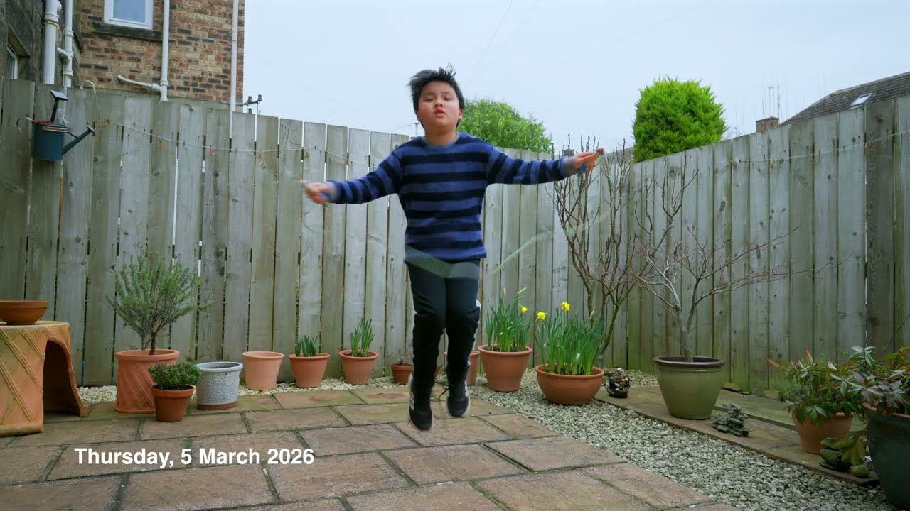 Adam’s Skipping Challenge - 5 March 2026