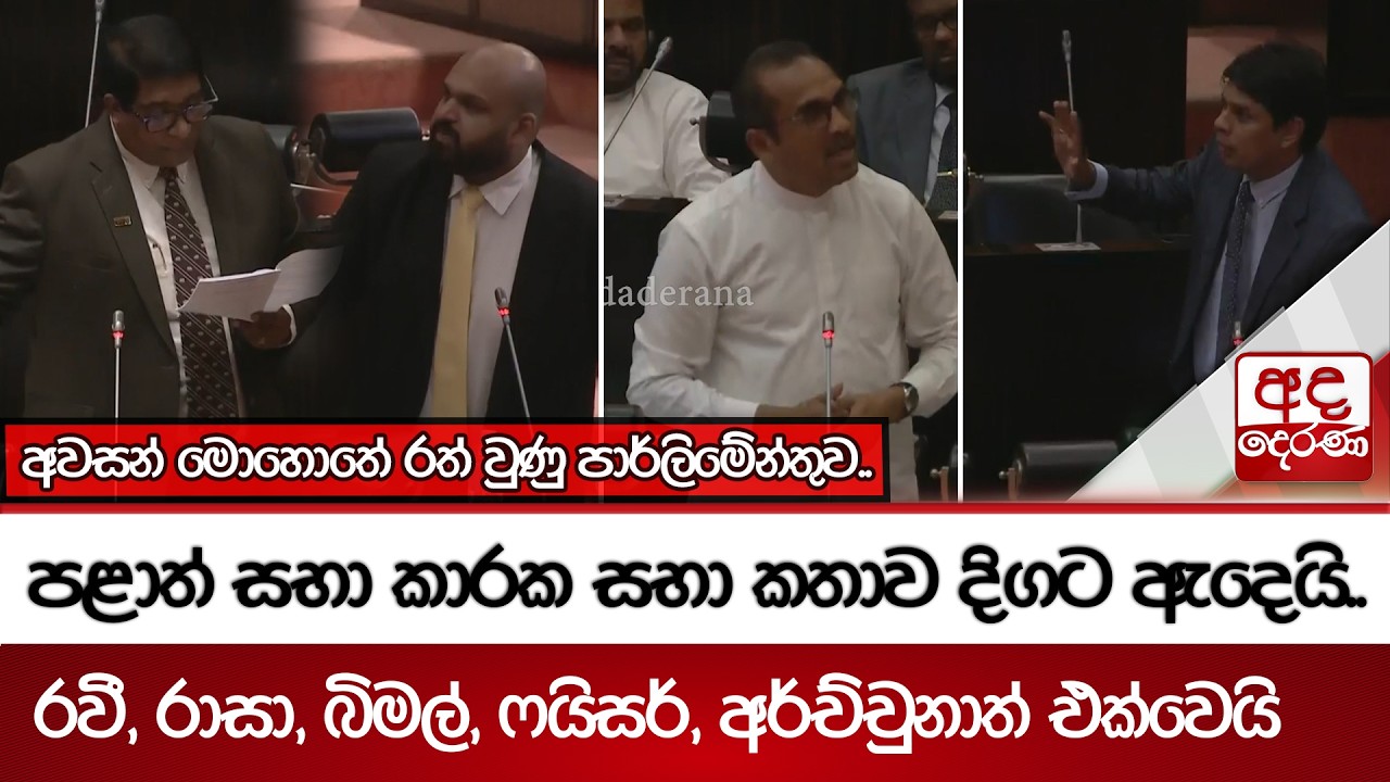 අවසන් මොහොතේ රත් වුණු පාර්ලිමේන්තුව..පළාත් සභා කාරක සභා කතාව දිගට ඇදෙයි..| Ada Derana