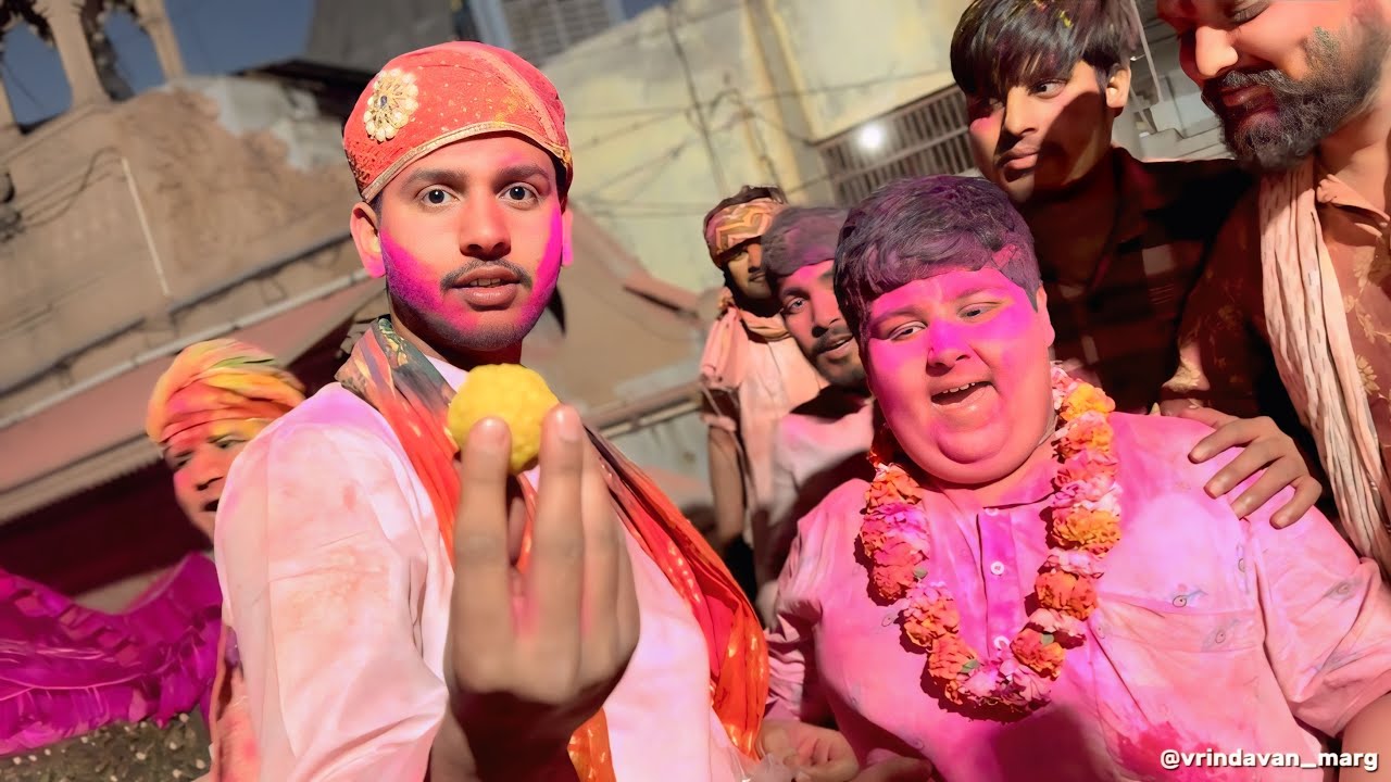 Barsana Laddu Holi 🥳 मिल गये Baal Ganesh Ji 😜🙈