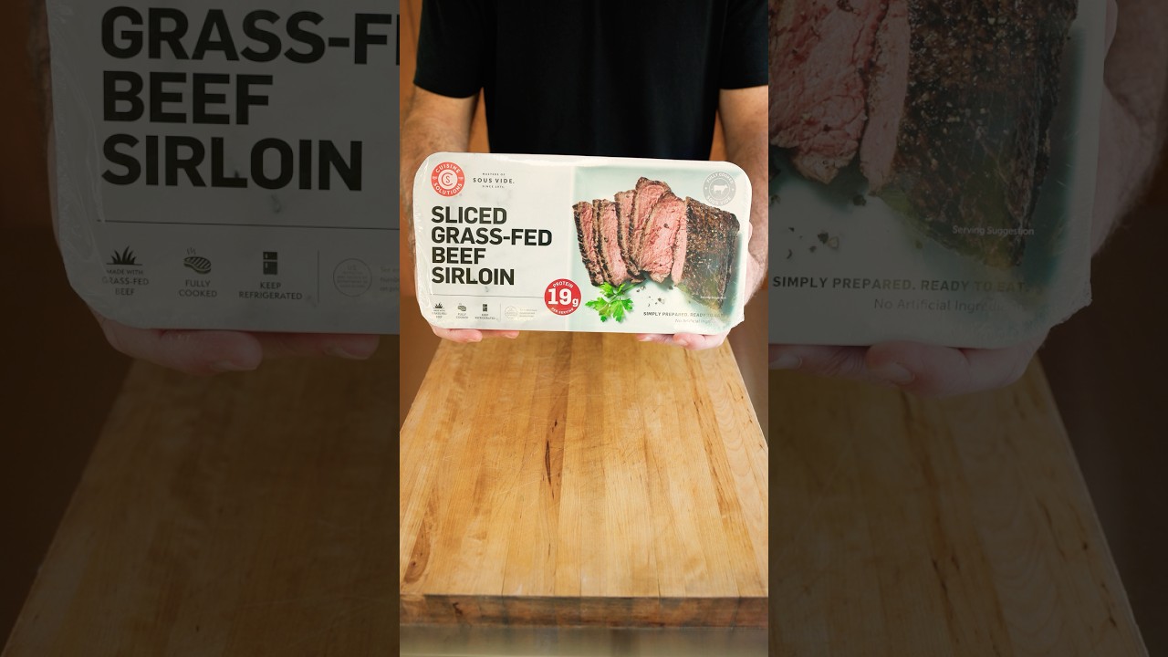 Rating the Grass Fed Beef Sirloin from Costco + Main St. Bistro Mashed Potatoes #costco #Foodreview