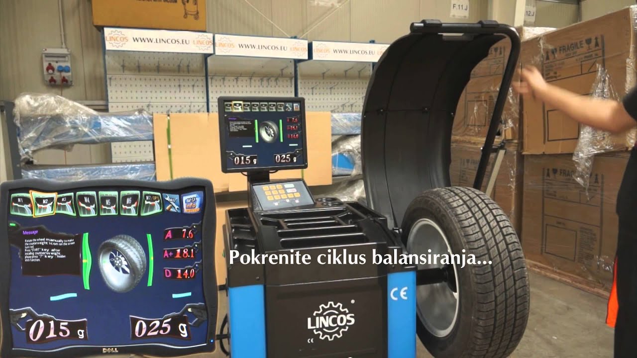 Lincos® U-890 Balansiranje alu naplatka (proizvodnja poslije 2014)