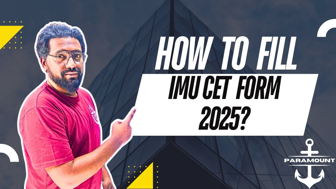 How to fill IMU CET form 2025? #imucet #imucetform #imucet2025 #imucet2025 #imut