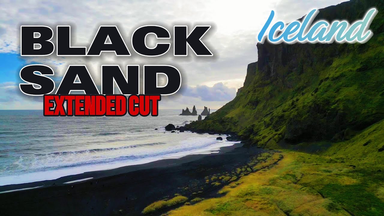 Iceland Black Sand Beach | EXTENDED CUT | Cinematic Drone Views