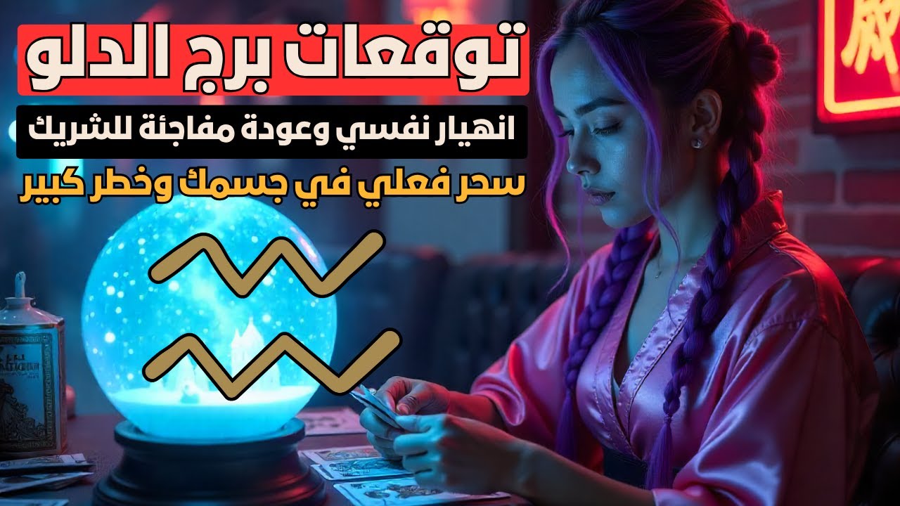 توقعات برج الدلو ♒ امراه غدارة بتأذيك بالسحر 😈 فرح قريب وناس ندمانه 👀 ورجوع علاقة قديمة 💔