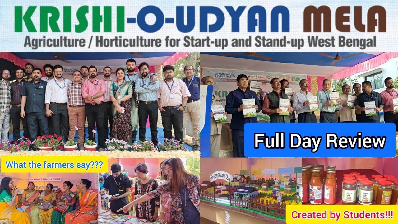 KRISHI O UDYAN MELA 2026 | Agriculture | Brainware University | Full day review 