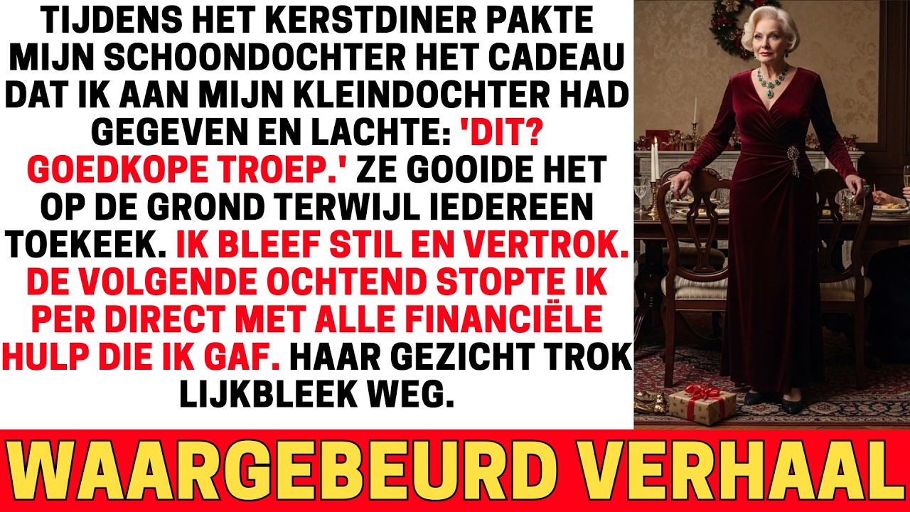 MIJN SCHOONDOCHTER VERNIELDE HET CADEAU VOOR MIJN KLEINDOCHTER EN NOEMDE HET 