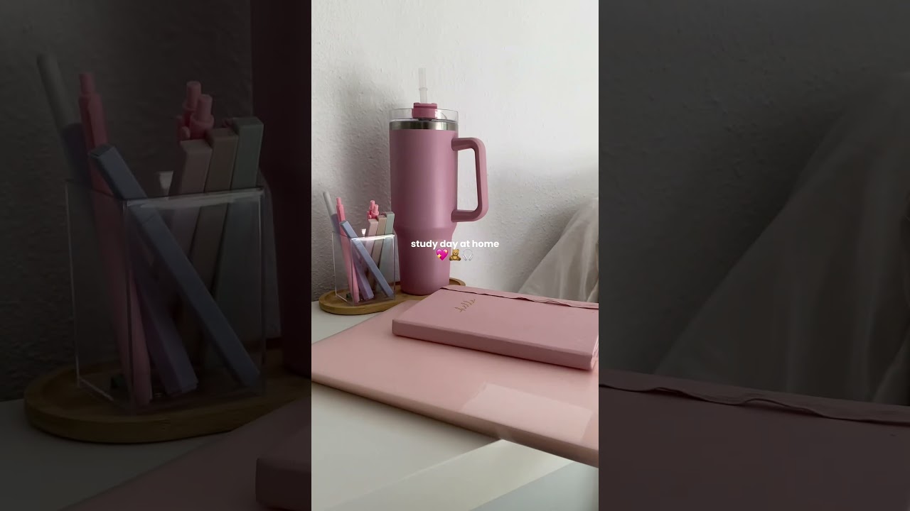 Study Day at Home 💘| Calm Productivity + Cozy Routine | Aesthetic Study Vlog