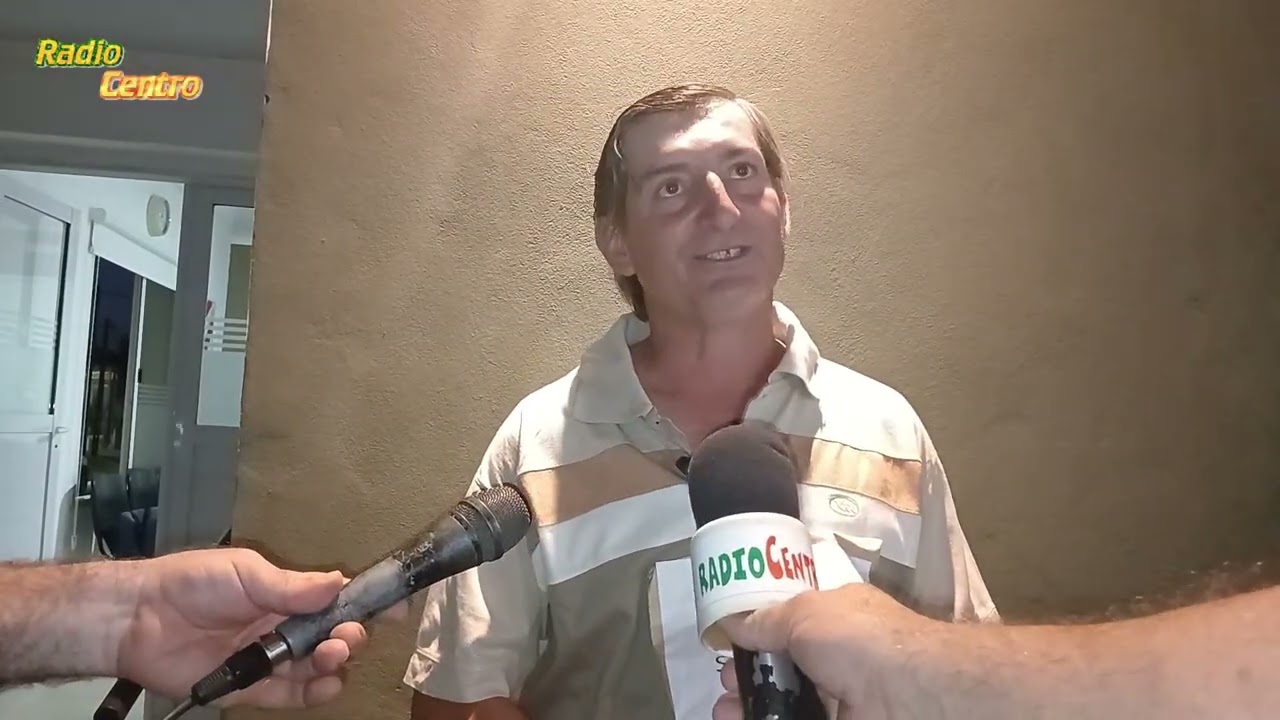 Rifa del Hospital - Cristian Merlo, ganador del primer premio, con el número 838, ganó $10.000.000