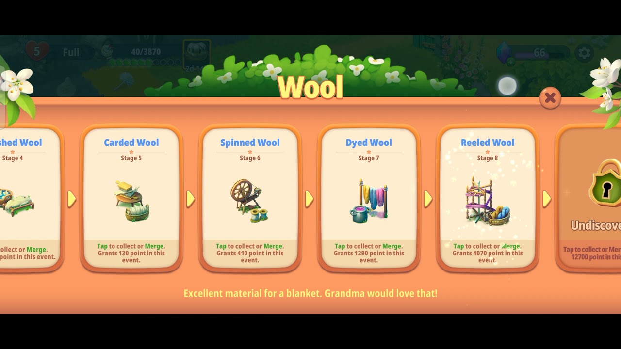 MERGE GARDEN Wool merging