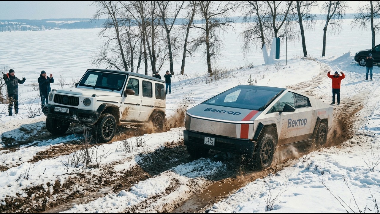 ПОСЕДЕЛИ за МИНУТУ. КИБЕРТРАК против ГЕЛИКА G63 AMG