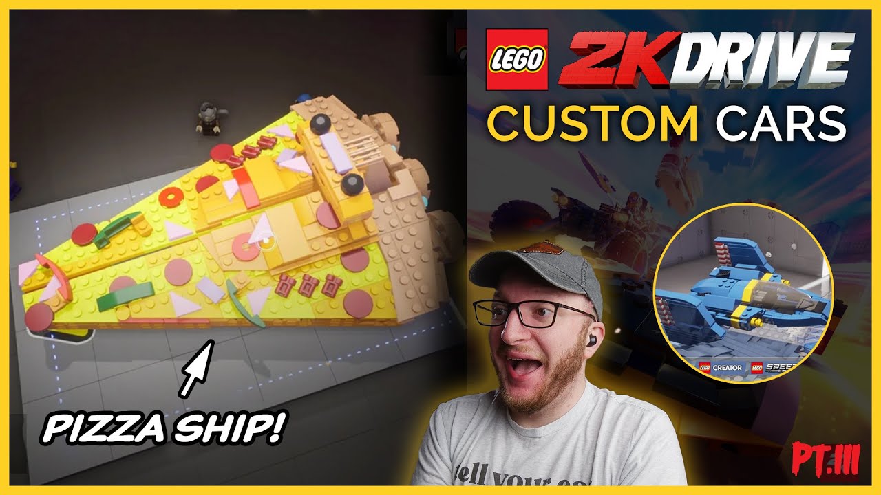 Imperial Pizza Destroyer? Reacting to Even MORE Custom Cars in LEGO 2k Drive!