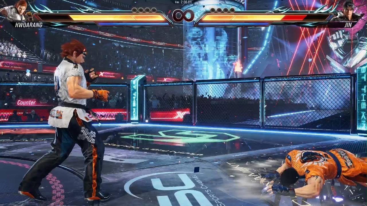 Hwoarang vs Jin