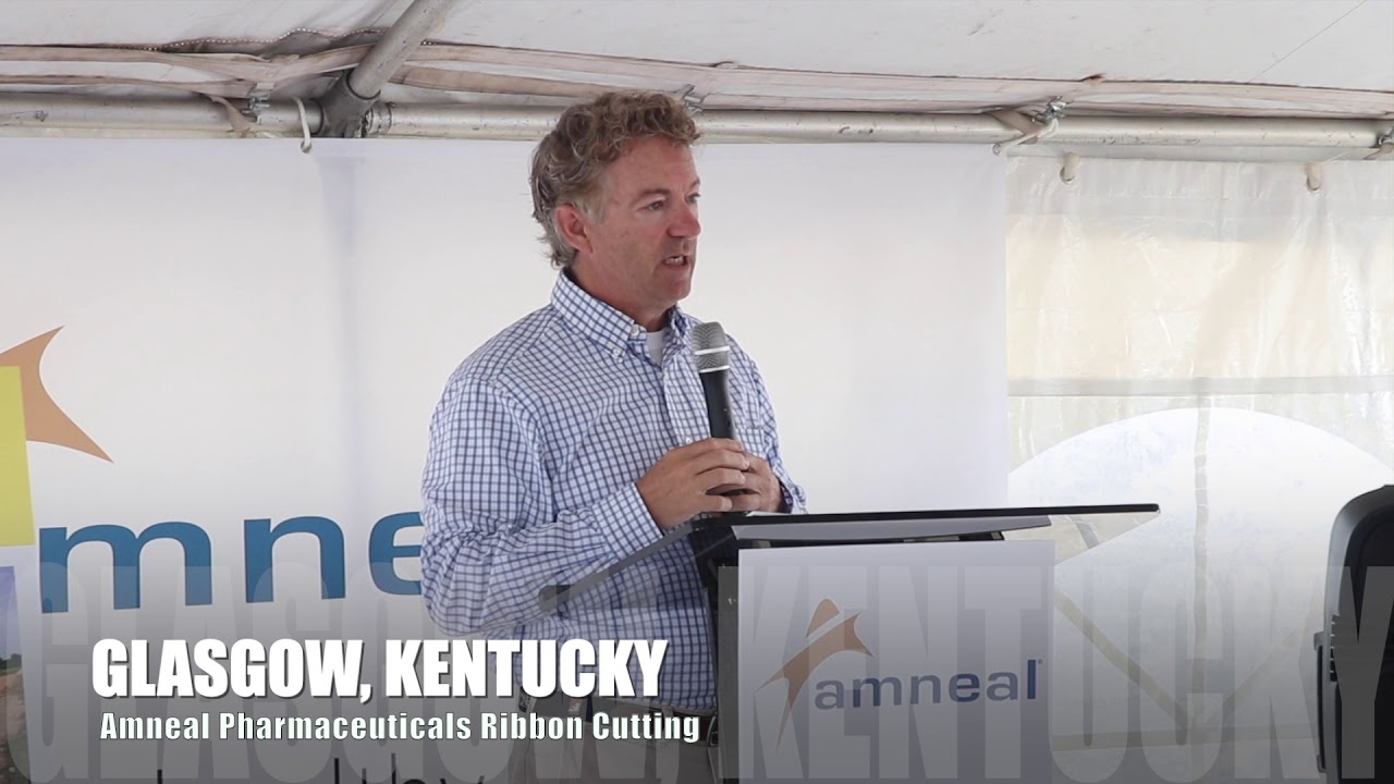 Senator Rand Paul Visits Glasgow, Kentucky