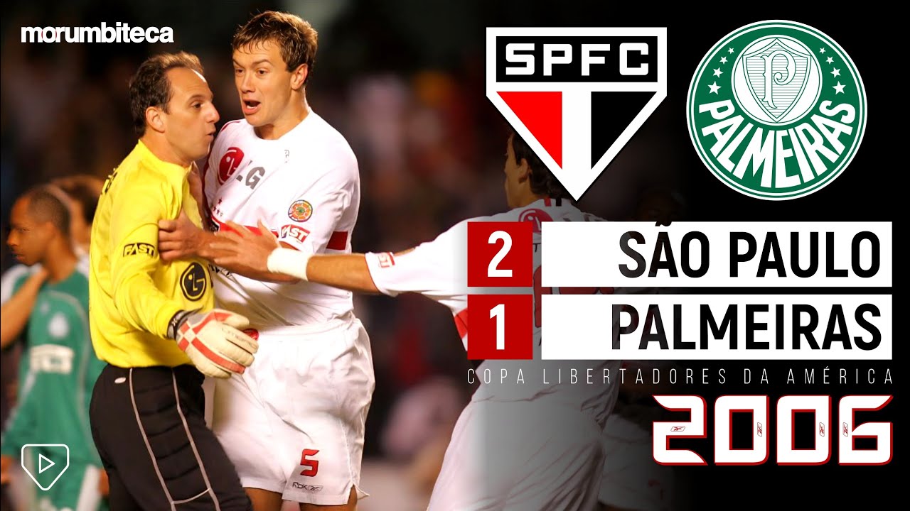 São Paulo 2x1 Palmeiras - 2006 - DE NOVO, COM UM A MENOS, TRICOLOR SE CLASSIFICA NA LIBERTADORES!