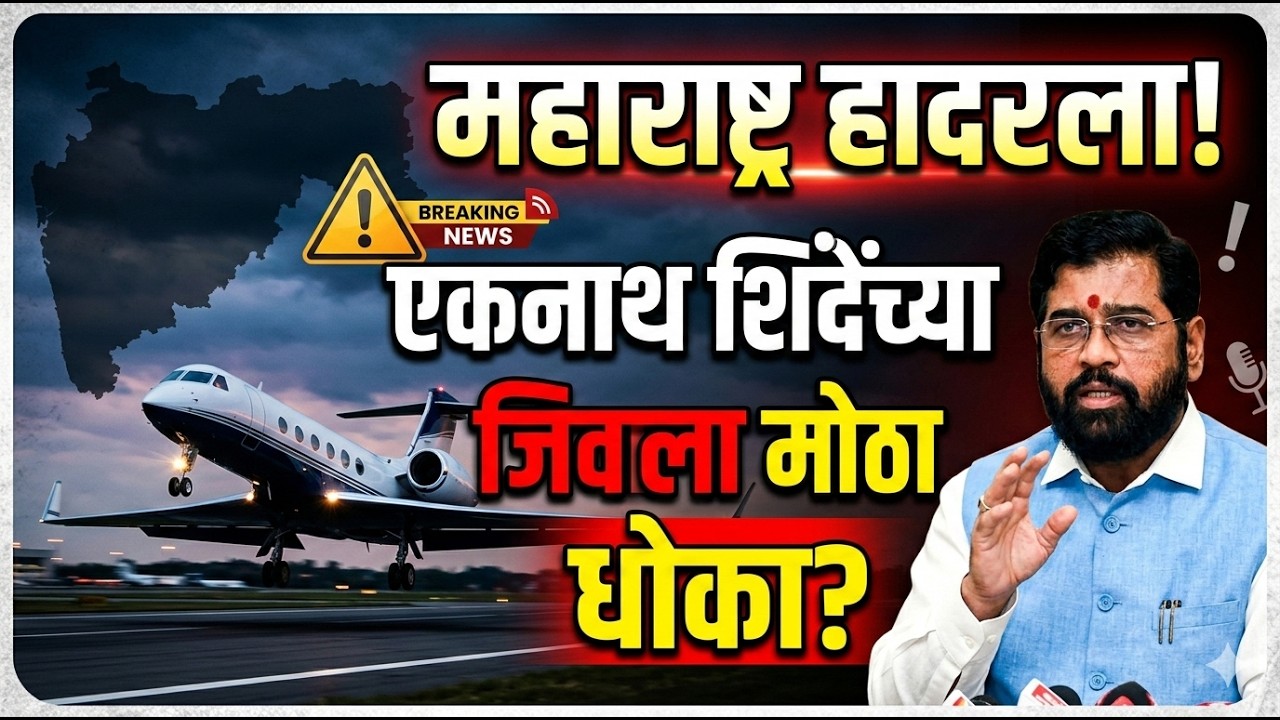 LIVE : उपमुख्यमंत्री एकनाथ शिंदे यांच्या विमानाला धोका | रोहित पवारांचा खुलासा | Rohit pawar Live !