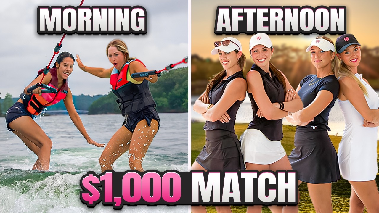 Wakesurf Competition Winner Gets Advantage in $1,000 Golf Match | Golf Girl Games
