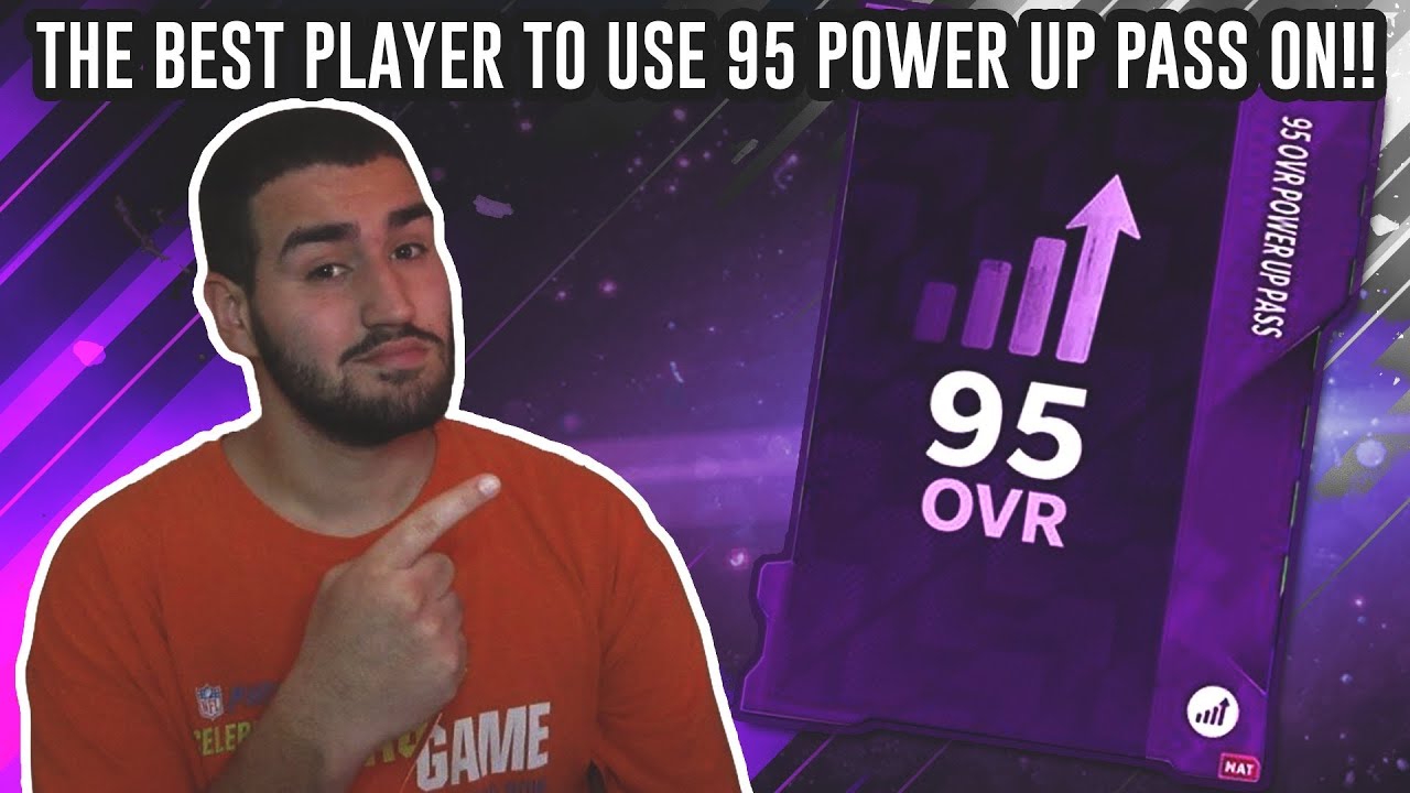 THE BEST PLAYER TO USE 95 POWER UP PASS ON!! MADDEN 21 ULTIMATE TEAM