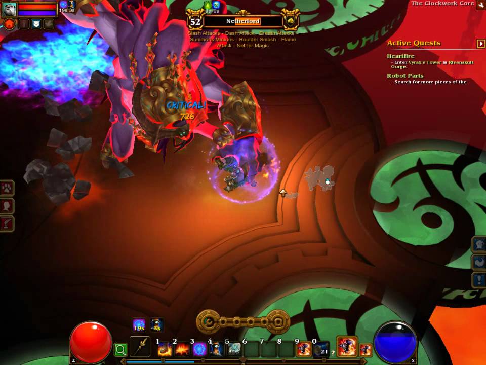 Torchlight 2 - Netherlord Boss Fight