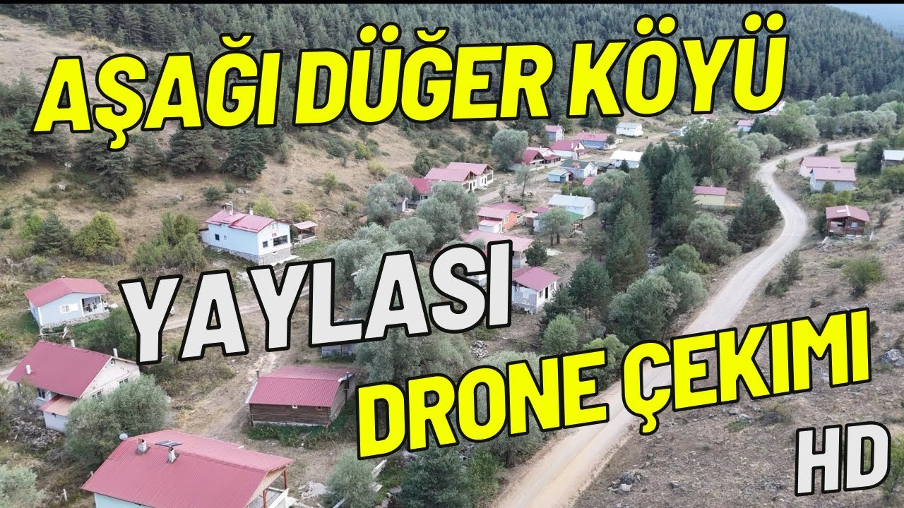 BOLU / DÖRTDİVAN / AŞAĞI DÜĞER KÖYÜ DRONE ÇEKİMİ - DOĞANIN HER RENGİNİ GÖRMEK MÜMKÜN - DOĞAYI KORU
