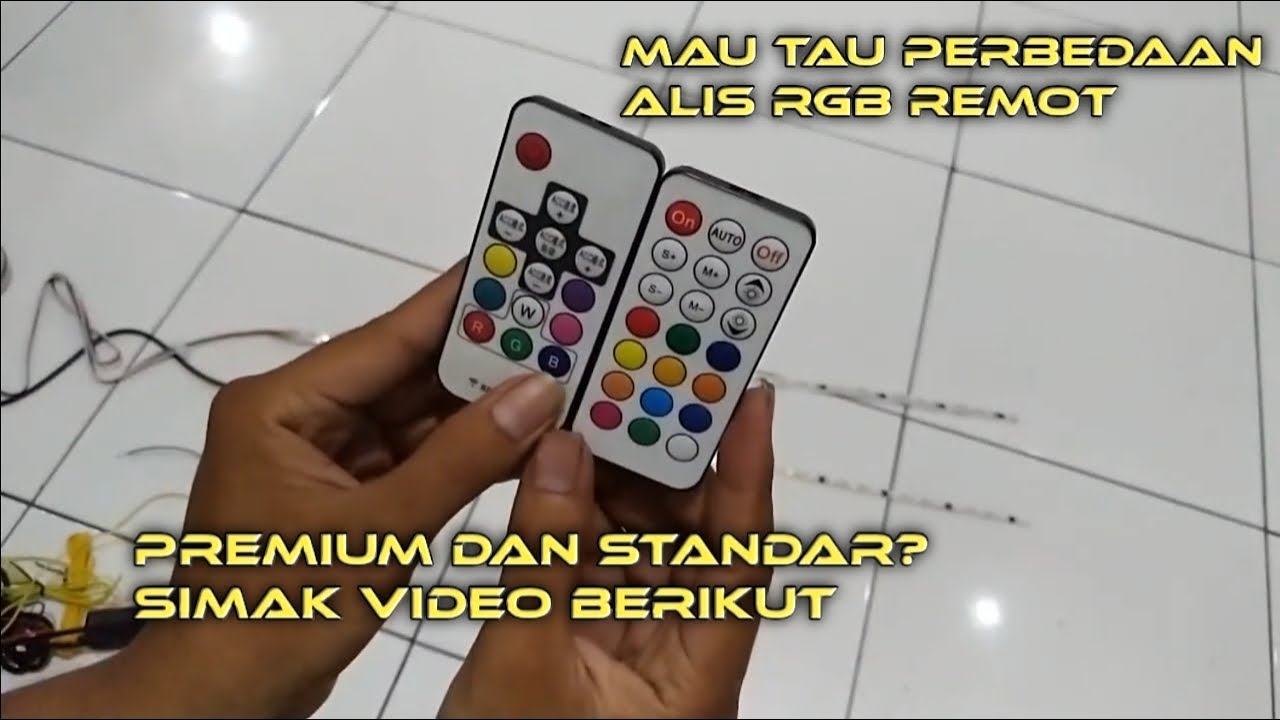 Pilih lampu alis rgb remot biar tidak salah !