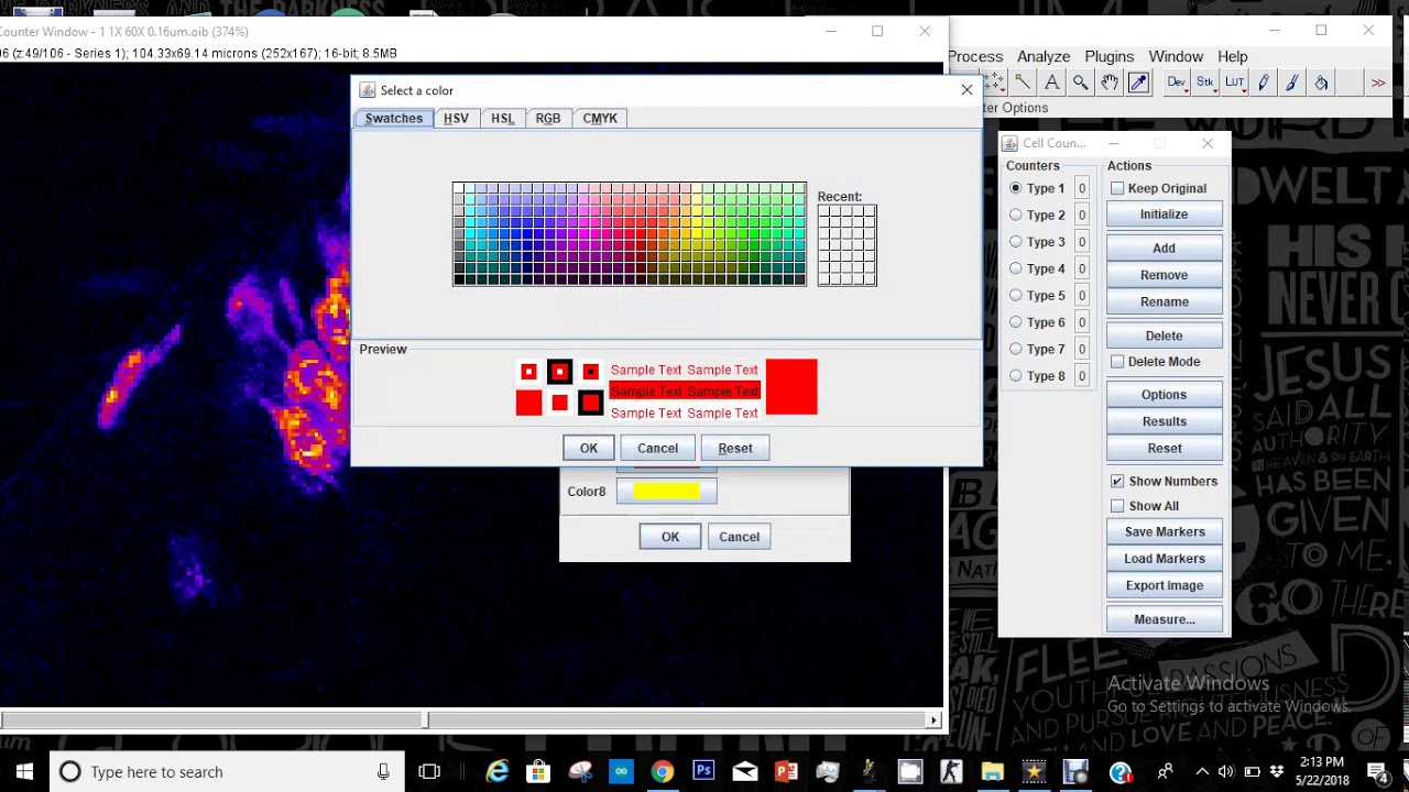 Best method of cell counting using image J (Fiji)